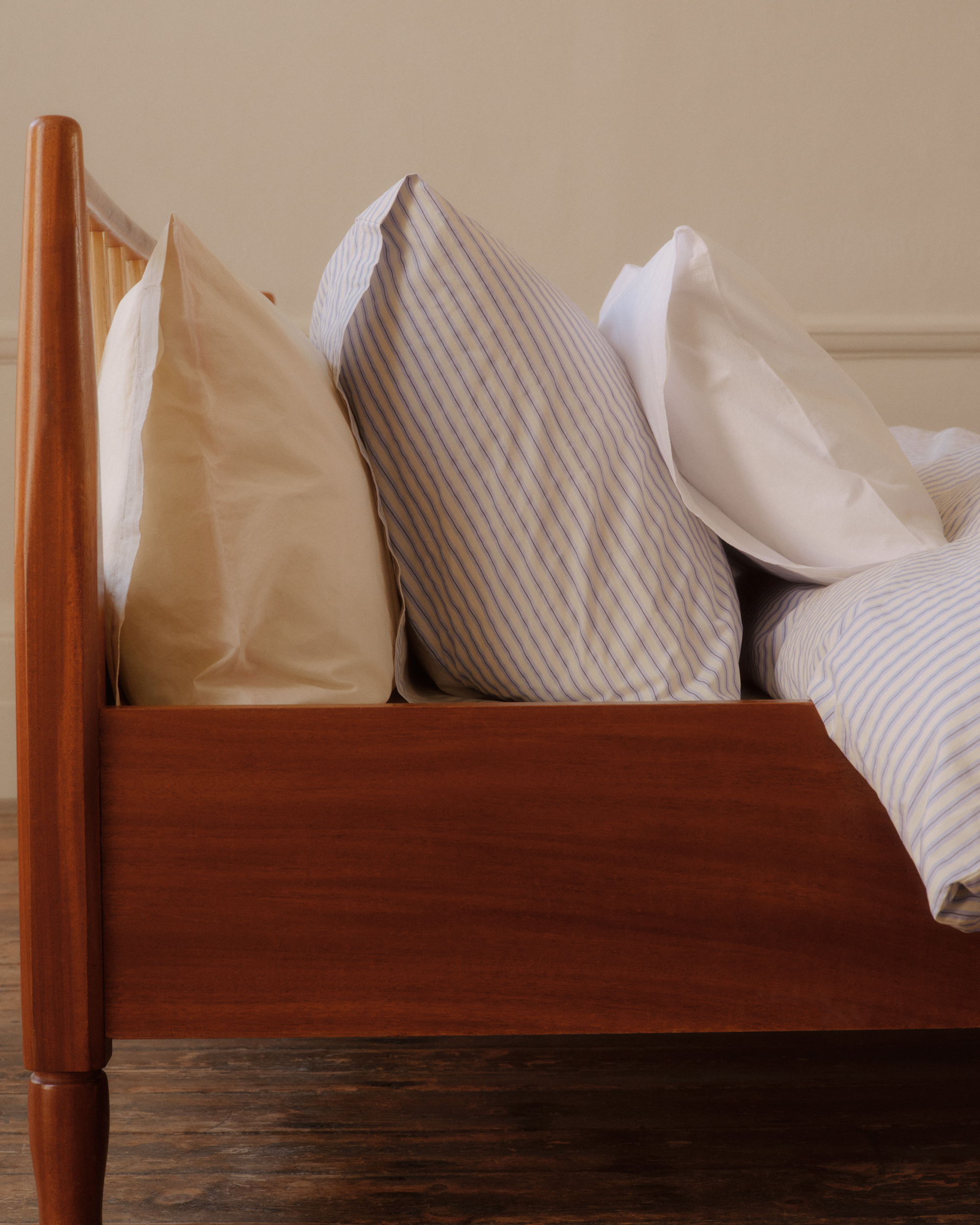 Percale duvet cover – Shaded Yellow | Tekla Fabrics